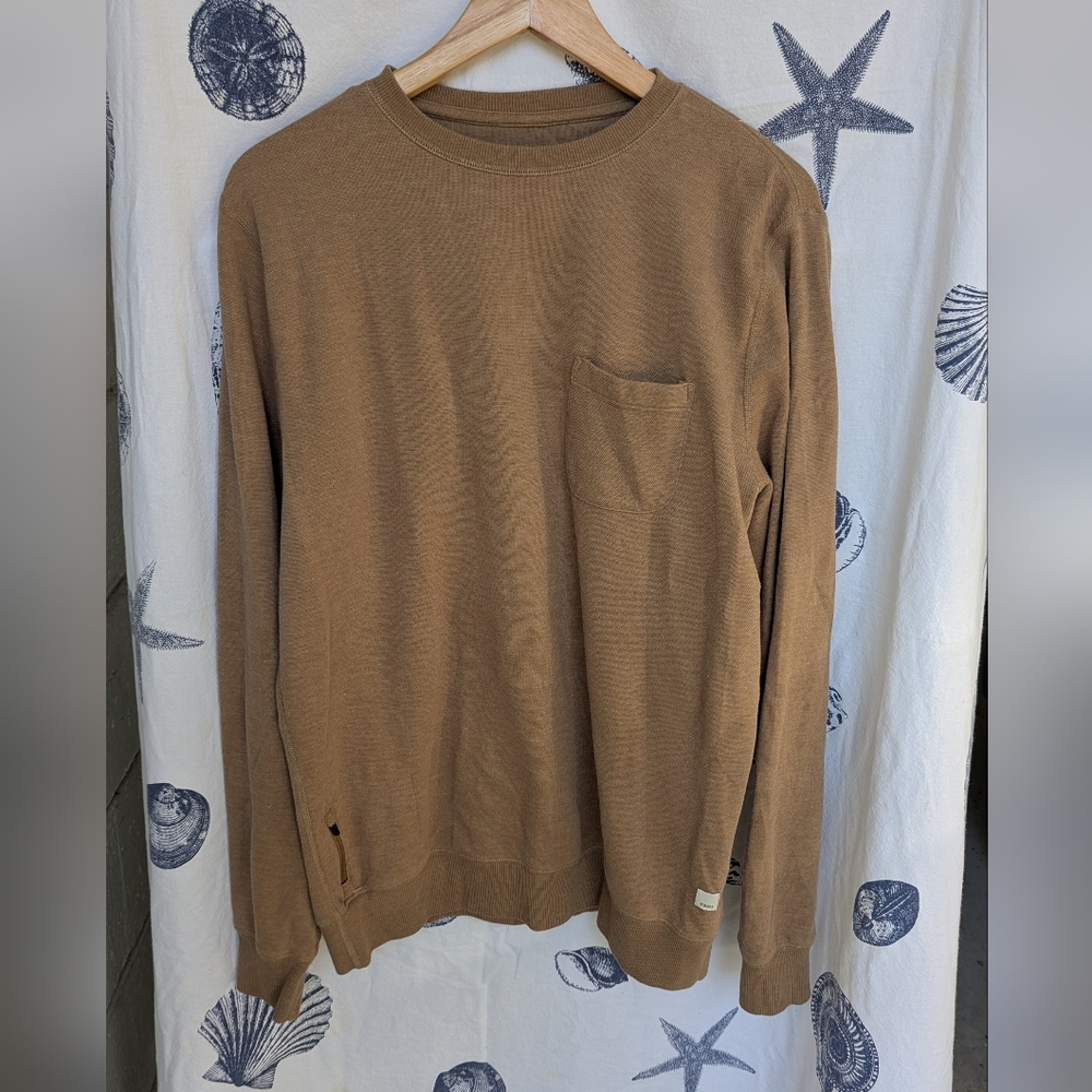 Vuori Jeffrey's Pullover In Camel Size Large